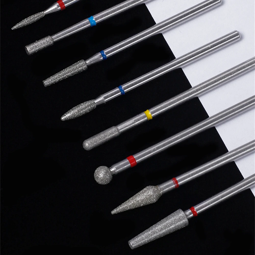 Inverted Cone Russian Cuticle Bit 2.5*2.5mm Nail Drill Bits Electric Manicure Drill Rotary Burr Nails Accessories nail drill bit nail drill bits cuticle remover bit