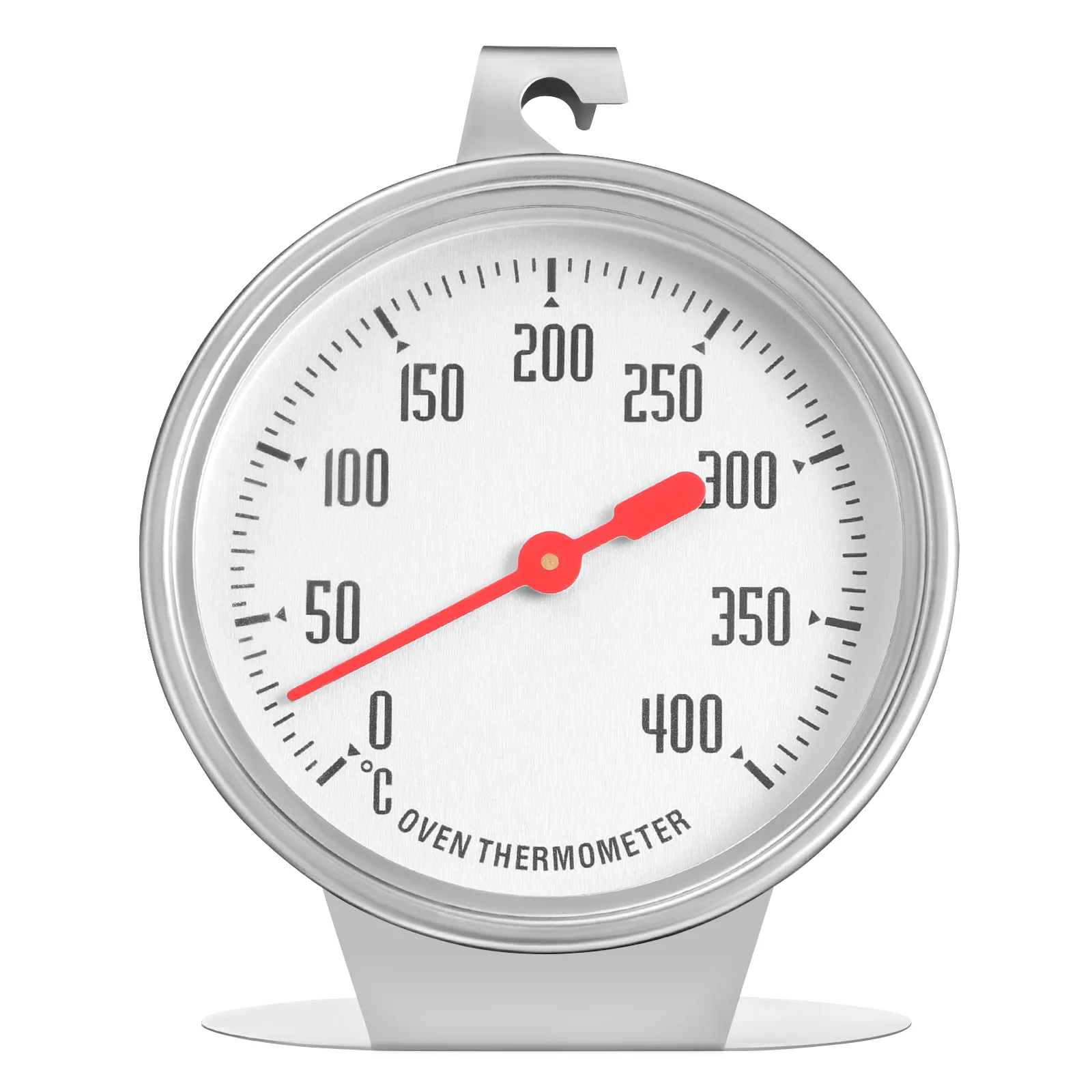 

UPKOCH Stainless Steel Oven Thermomter Kitchen Instant Read 0-400 Oven Monitoring Thermometer (Single Dial)