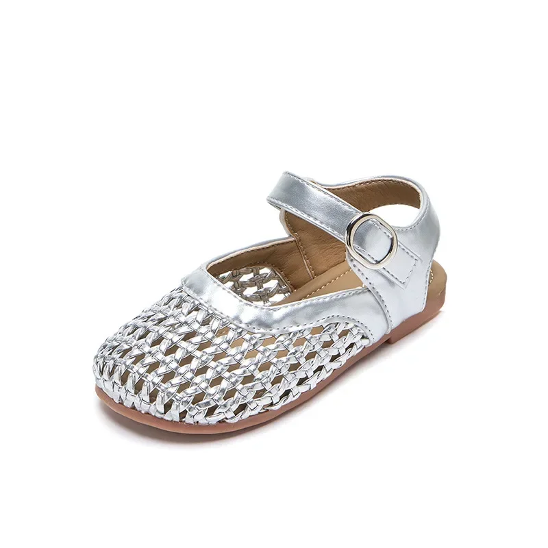 Girls Summer Beach Sandals Kids Hollowed Out Shoes