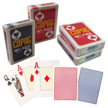 Premium Waterproof Plastic Poker Cards – Texas Hold'em Deck 1