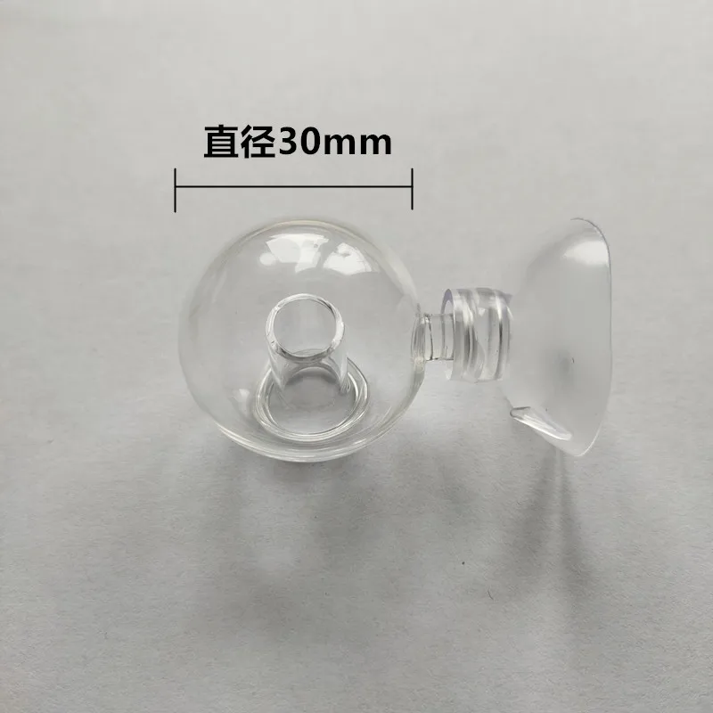 Aquarium CO2 Checker Diffuse Glass CO2 Drop Checker Aquarium Hang On CO2 Monitor Sensor Detector Indicator for Fish Tank Aquatic Planted Tank Test PH