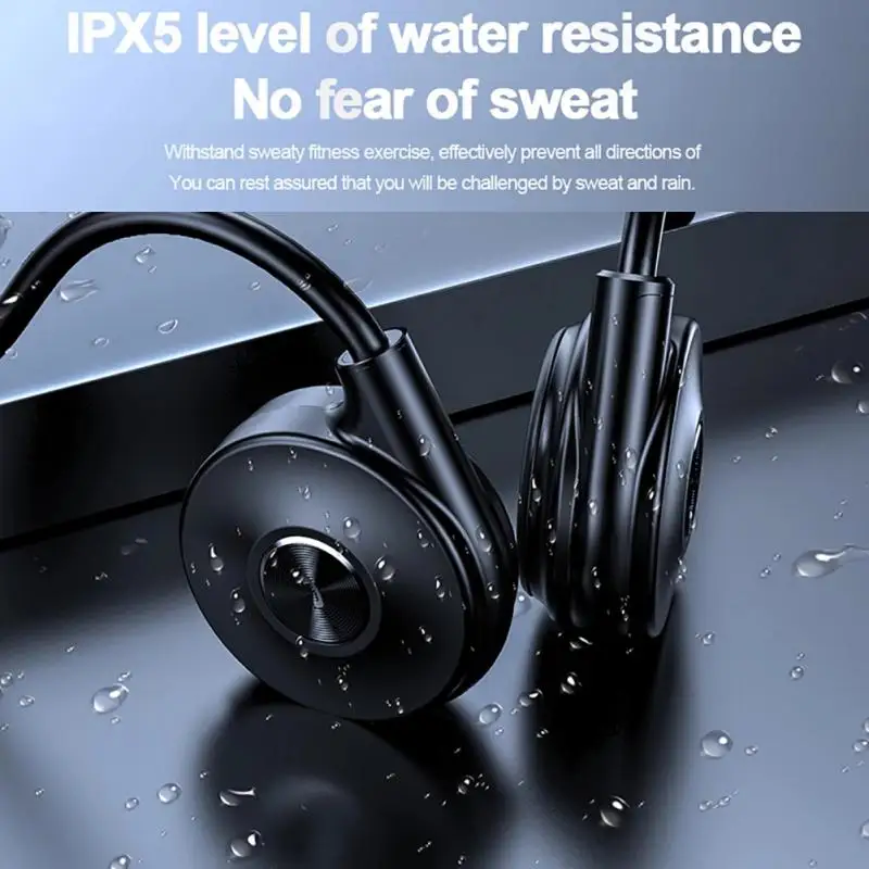 

Наушники с костной проводимостью, микрофон, беспроводная гарнитура с шумоподавлением, для офиса, бизнеса, коммерческое обучение/обучение