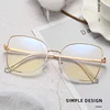 New Fashion Brand Designer Anti Blue Light Reading Glasses For Women Thin Metal Spring Hinge Prescription Eyeglasses Frames 0~+6 2