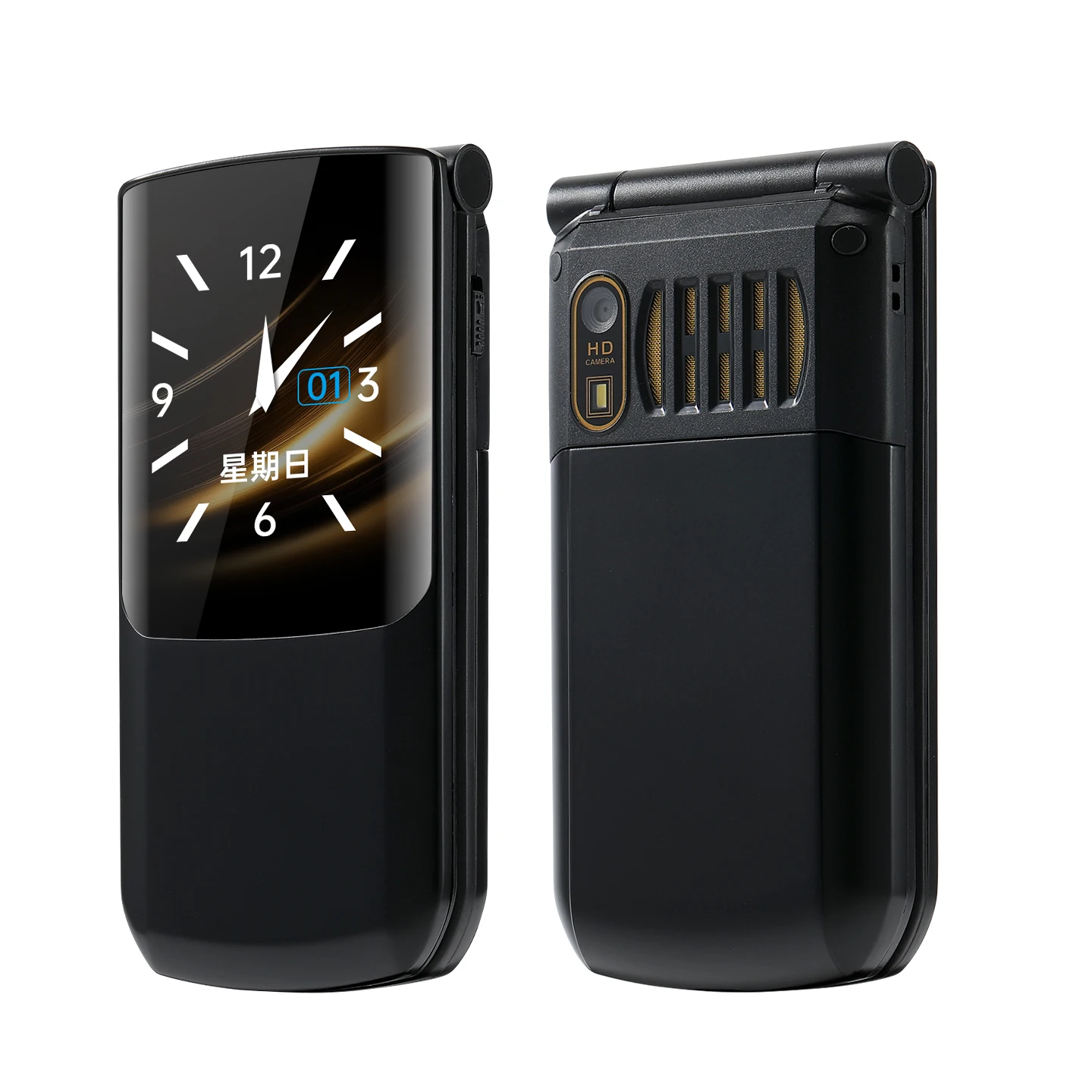 YeeMI S7 4G Global Durable 2.4-inch Function Phone with Large Button, Dual SIM, Dual Screen, 4800mAh Large Capacity Battery