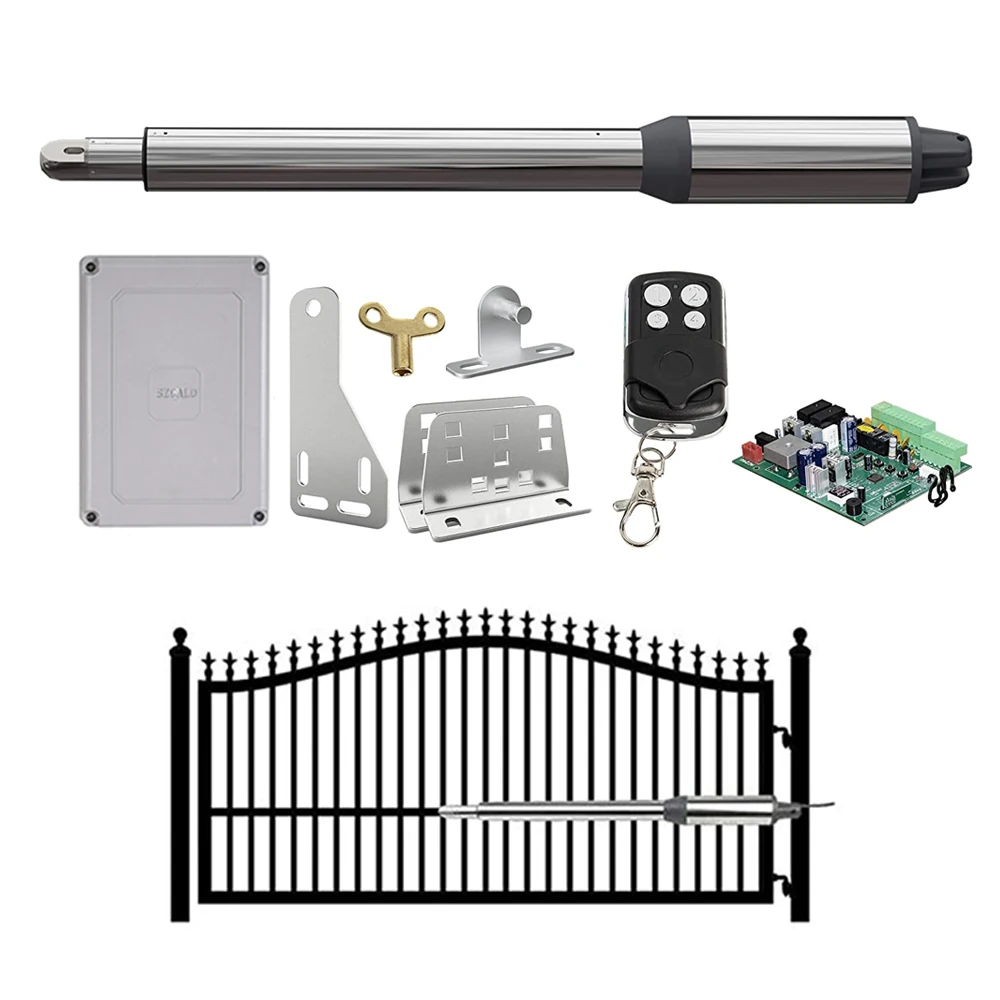 

Automatic (660lb) Single Swing Automatic Gate Opener Kit Suitable for Opening Gates /Gate Motor Solar Powered Optional