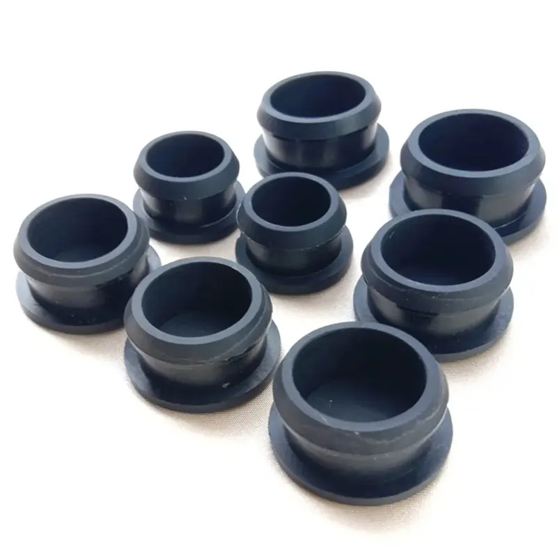 1-10Pcs 2.5-50.6mm Black Conical Snap-on Silicone Rubber T Type Plug Blanking End Caps Tube Inserts Bung Proof High Temperature - Image 2