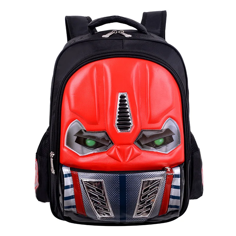 Primary School Schoolbags Grades 1-3-6 Hard Shell Car Children's Waterproof 3D Dazzling Light Backpack 5