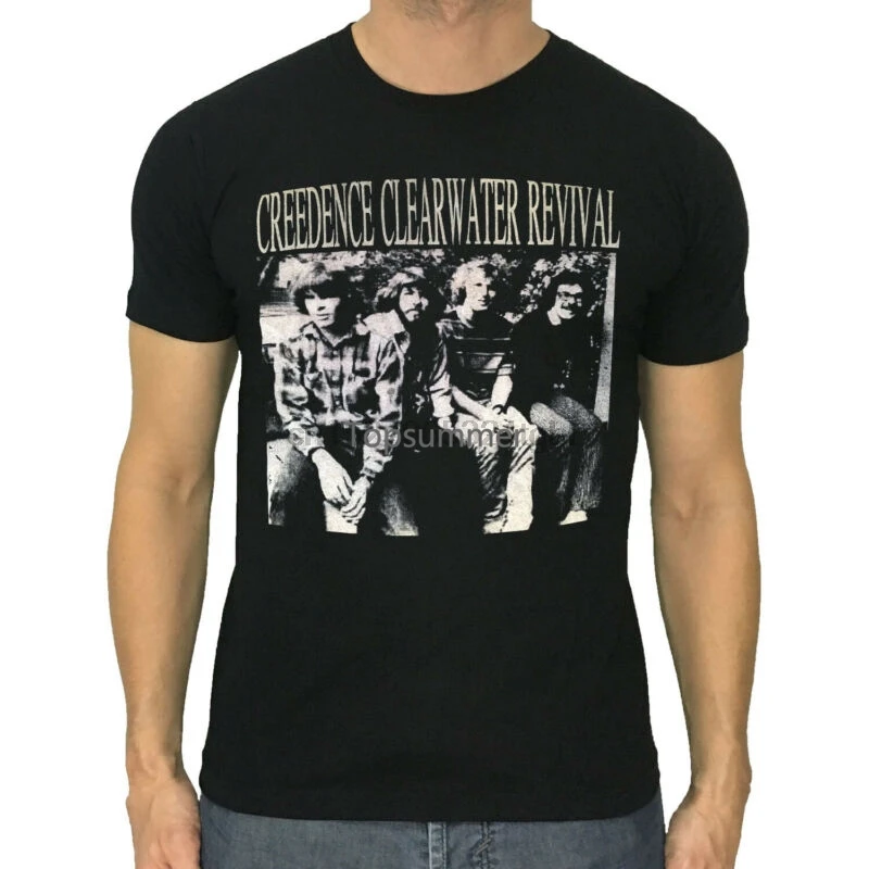 Creedence 596 Revival Ccr T-Shirt 60S 70S Rock Band Retro Men S To 2Xl
