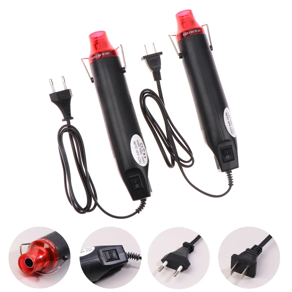 220/110V DIY Heat Gun Electric Power Tool Hot Air Gun Temperature with Supporting Seat Shrink Plastic DIY Craft Tool
