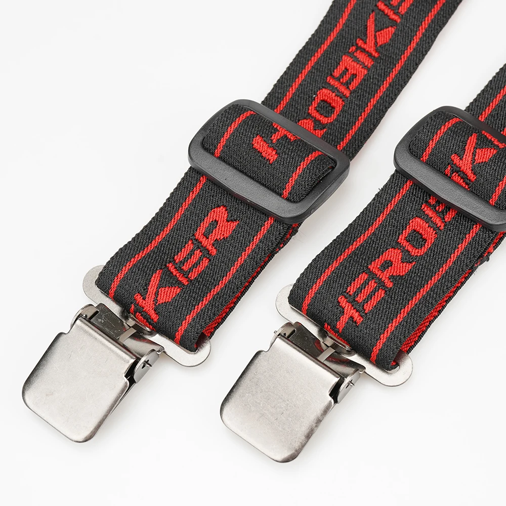 새로운 헤비 듀티 브레이스 팬츠 서스펜더 조절 가능한 Y자형 백 서스펜더 스트랩 오토바이 레이싱 팬츠 스노우 젯 의류 부품