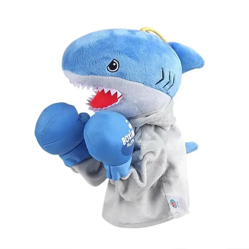 thumbnail image 1 of Latest Products Dolls Plush Animal Boxing Dog Fun Interactive Hand Puppet Toy Glove Control Pk Muppet Vocalizing Fingertoy Gift, 1 of 5