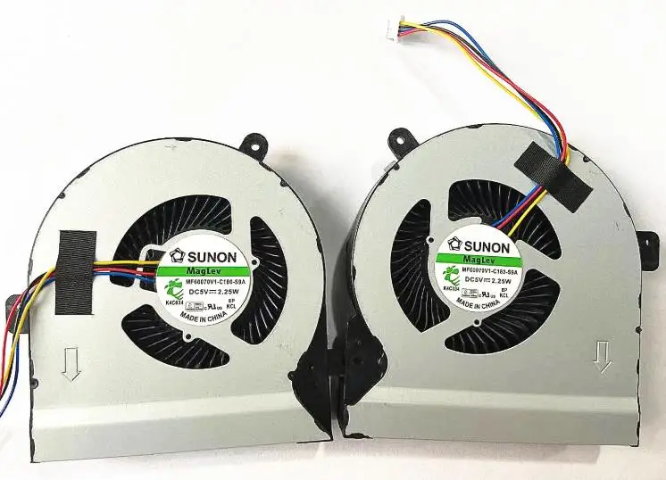 Espessura 14 mm Novo Cpu Gpu Ventilador de Refrigeração para Asus Rog Strix Gl502 Gl502vm Gl502v vt Vga S5vm Gl502vt Zx60v Fx60vm 13nb0dr0p01011