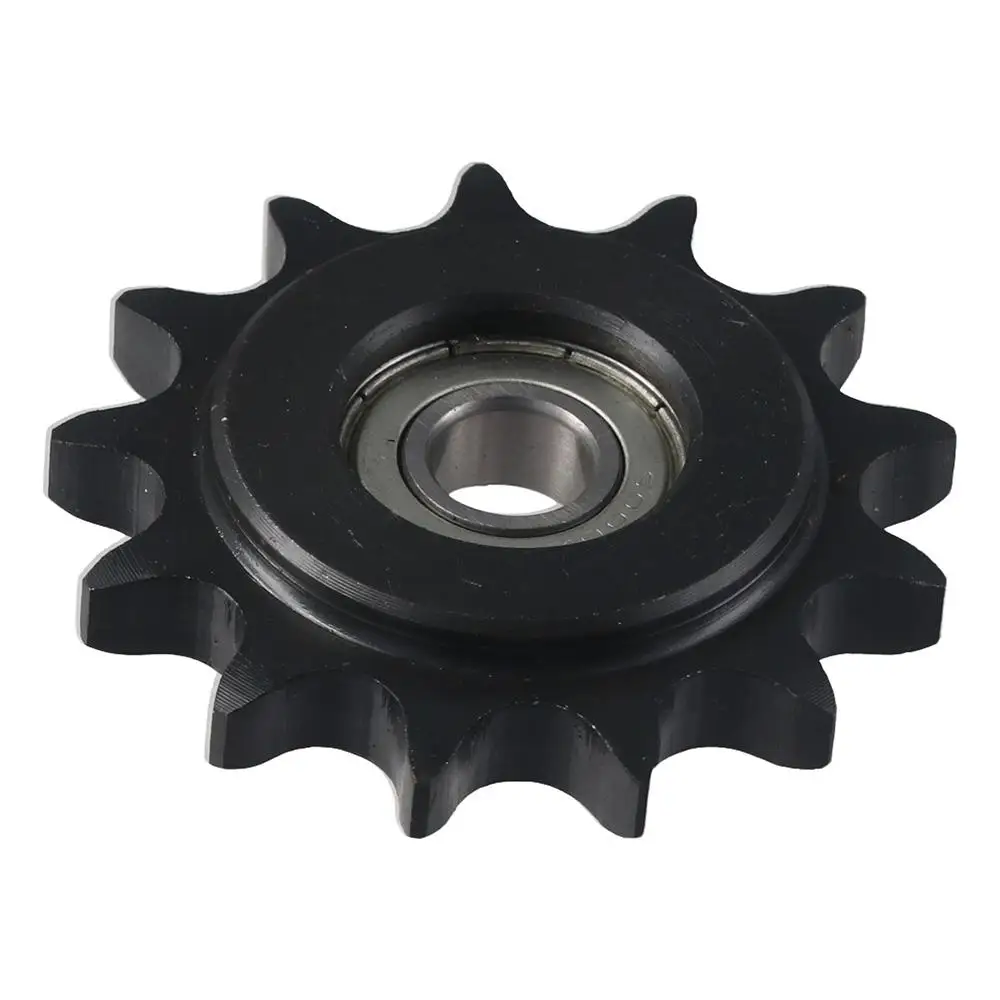 10mm Bore 1/2" Pitch Chain Idler Sprocket 13 Tooth C45 Carbon Steel Sprocket Tensioner for ISO 08B Chains