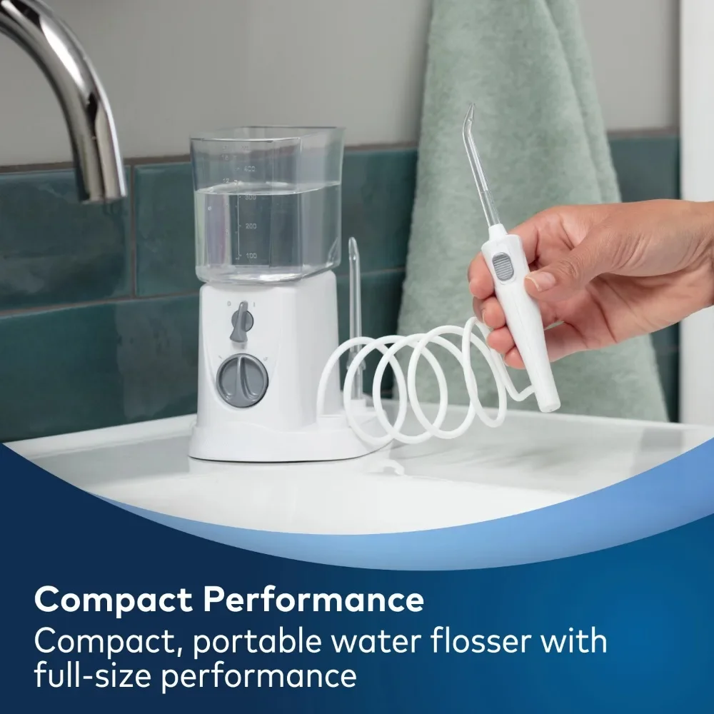 

2023 New Compact Water Flosser, Oral Irrigator, White