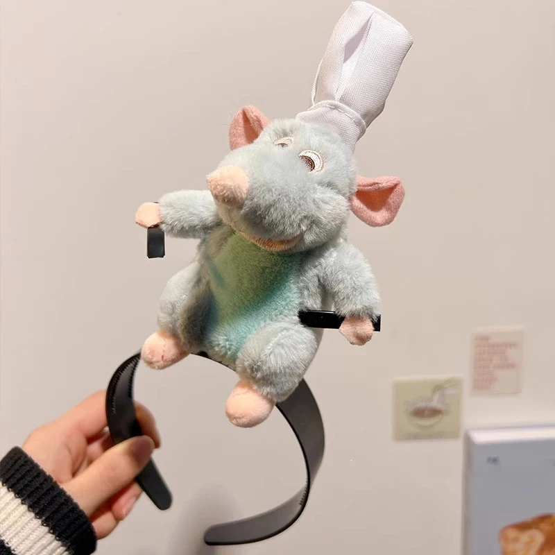 Divertente cartone animato Capybara Fascia per capelli brutta bambola di peluche Fasce per acconciature Strumento di fissaggio Copricapo Fascia per