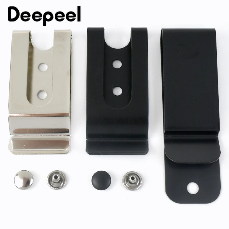 Durable Metal Belt Clips and Keychain Holder Accessories