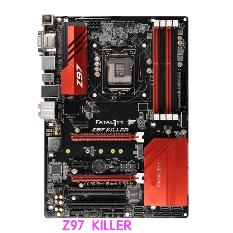 Adatto Per Scheda Madre Killer Asrock Fatal1Ty Z97 Scheda Madre Lga 1150 Ddr3 Testata Al 100% Ok Completamente Funzionante