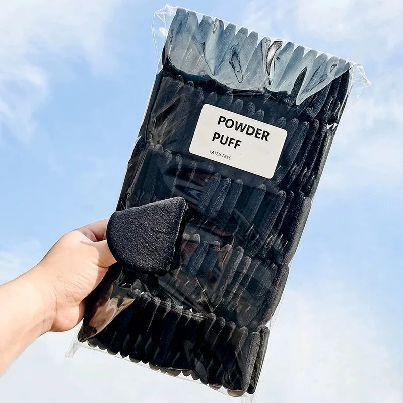 15Pcs Mini Makeup Puffs - Ultra-Soft, Fragrance-Free for Powder/Foundation - Disposable w/ Case, Travel-Cute for All Skin