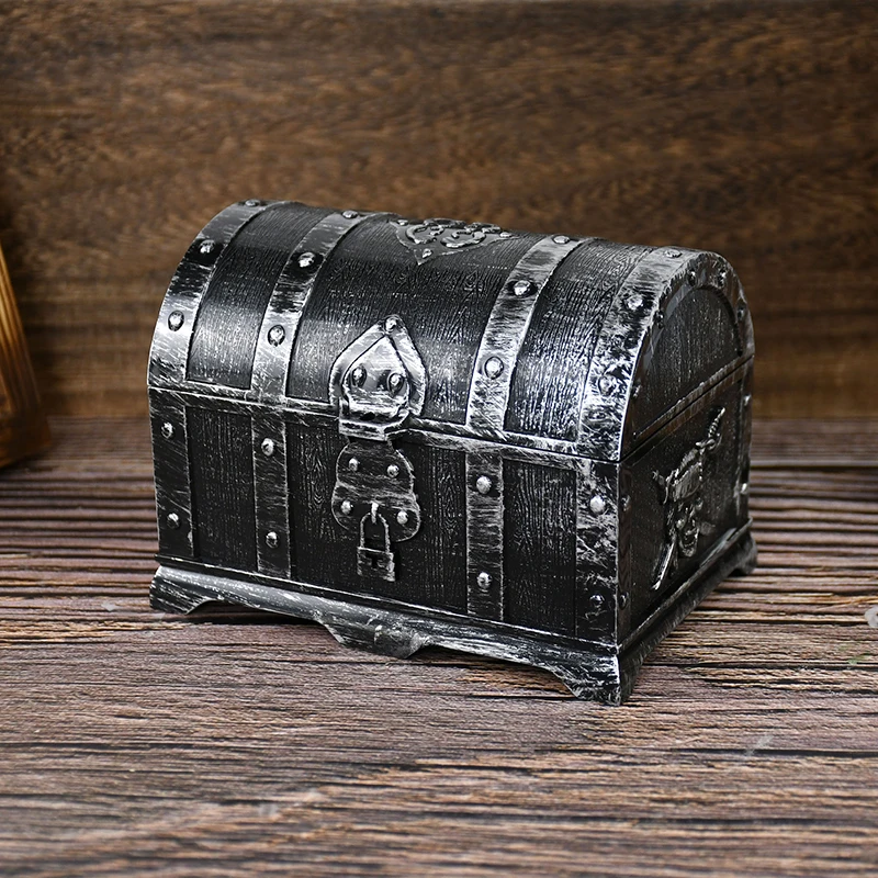Mini Treasure Chest Trinket Box, Organizer Trinket
