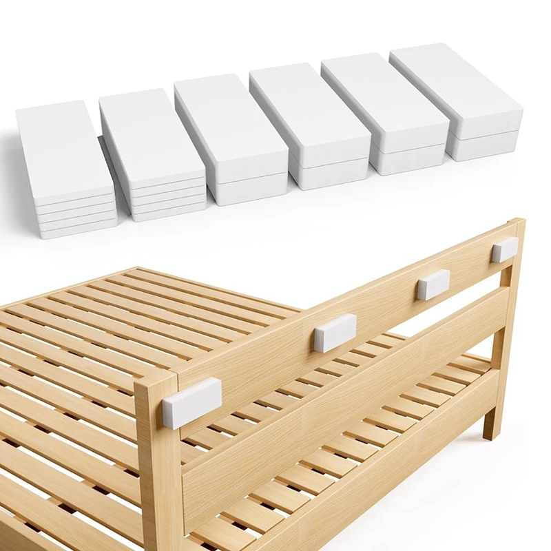 20Pcs Furniture Pads EVA Foam Headboard Stoppers For Wall 10Pcs (15Mm Thick)+10Pcs (5Mm Thick) Wall Protector silicone furniture pads rubber furniture pads headboard stoppers