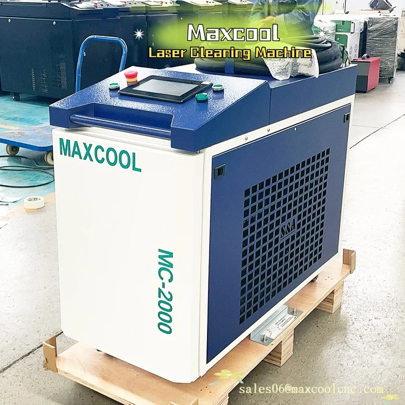 Metal Laser Cleaner Rust Removal SUP22C Head 1KW 1.5KW 2KW 3KW Handheld CW Fiber Laser Cleaning Machine