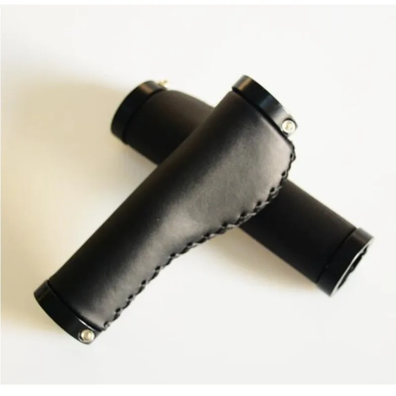 Comfortable durable PU bicycle grips retro bike Mountain bicycle Folding Bicycle grip handle