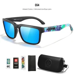 Unisex Classic Square Polarized Sunglasses with Case (C64)