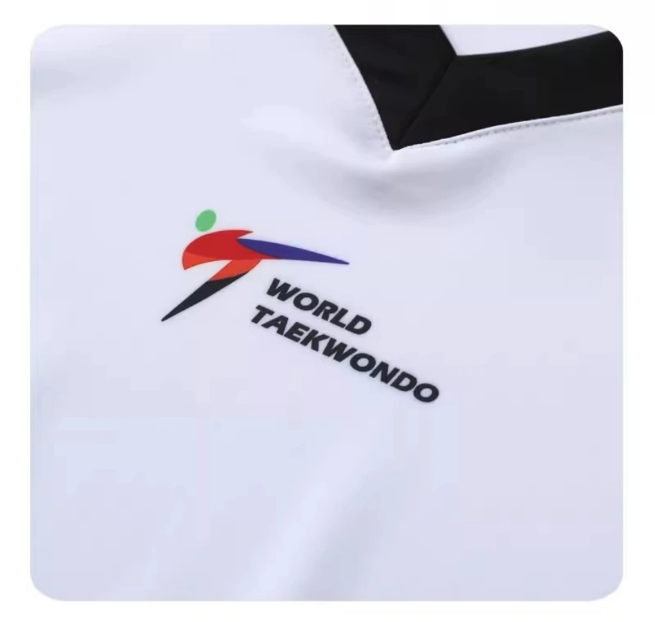 Taekwondo Uniform Tight-fitting Stretch Quick-drying Unisex Competition Suit Combat Dobok Customize Logo 2025