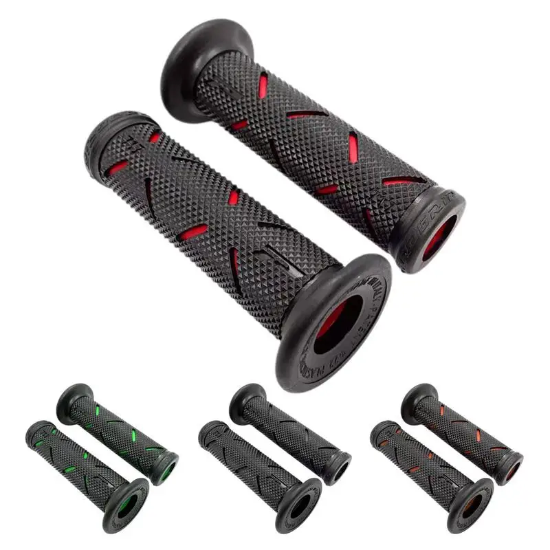 

Universal Motorcycle Grips Motorbike Handlebar Comfort Grips Universal Handlebar Cover Non Slip Sleeve Rubber Brake Grips