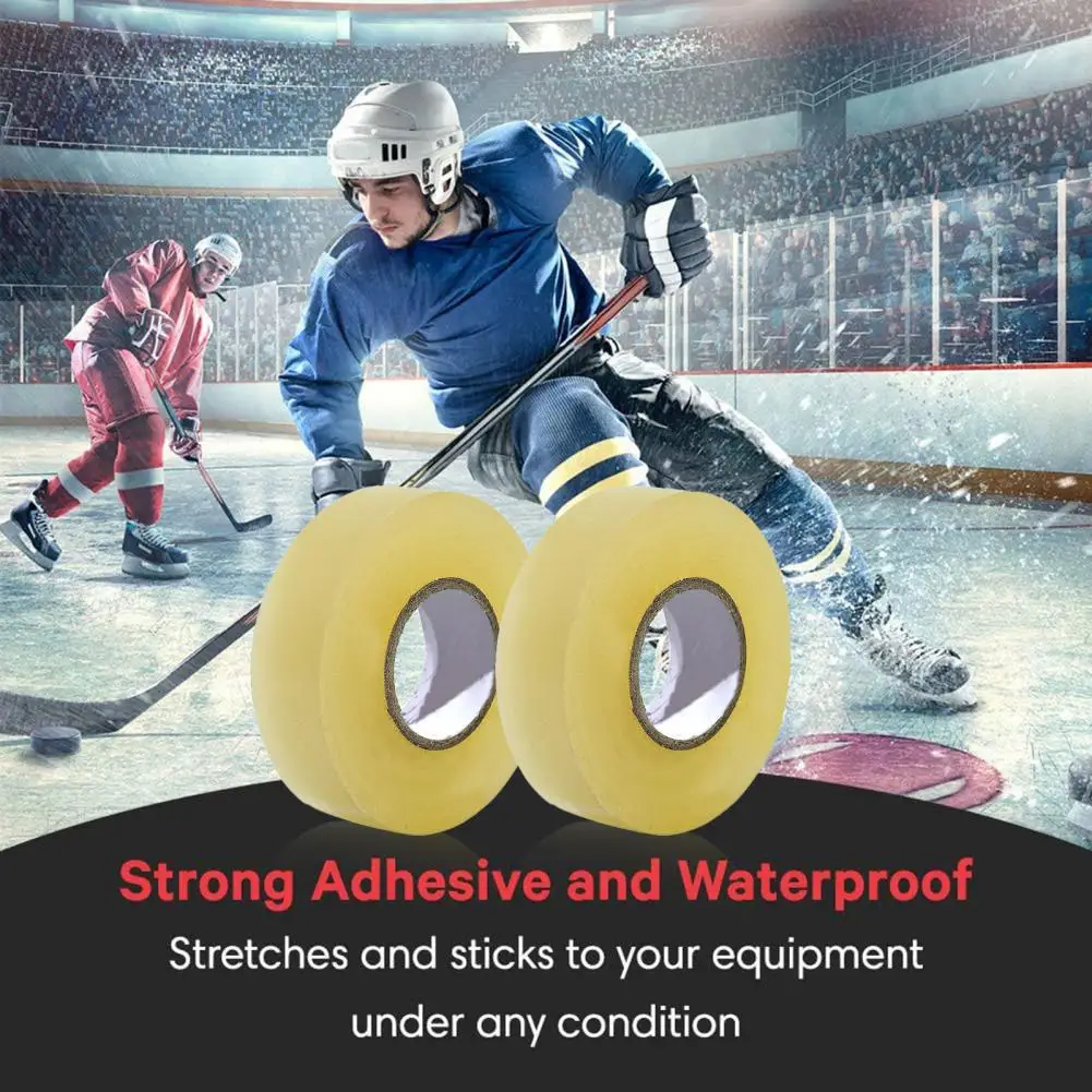 Hockey Tape Adhesive Shin Guard Sock Tape Multipurpose Hocket Stick for Baseball Bat Ice Skate Sports Gear