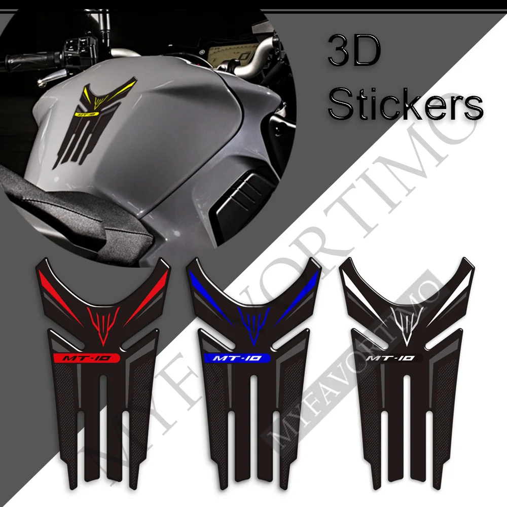 Motorcycle Gas Fuel Oil Kit Knee Protector Hyper Naked Stickers Decals Tank Pad Grips For Yamaha MT10 FZ10 FZ MT-10 MT-10 SP