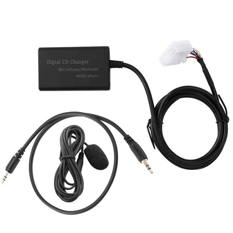USB AUX Bluetooth Автомобильный цифровой музыкальный адаптер для чейнджера CD Toyota (5 + 7)Pin