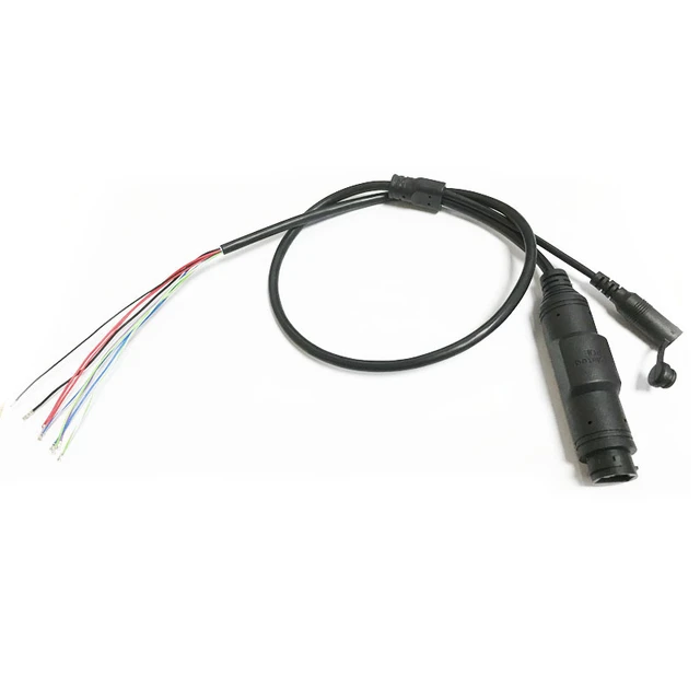 Built-in 48V to 12V Weatherproof POE module LAN RJ45 IP Cable for CCTV IP  camera