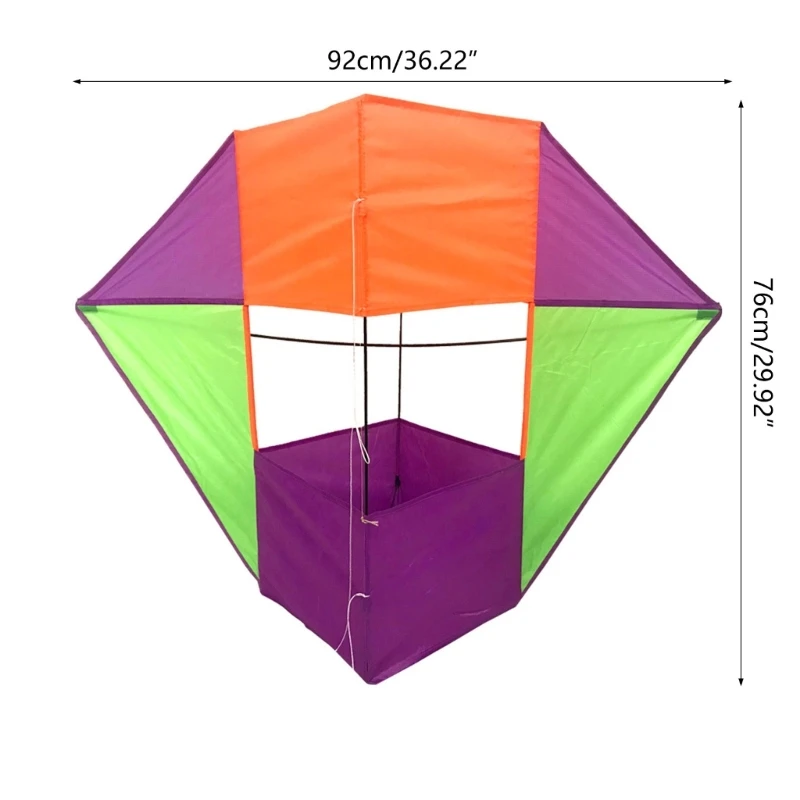 Cube Box Kites For Kids Adults colorful rainbow kite eagle kite plastic kite butterfly kite beach delta kite delta kite beach kite stunt kite unicorn kite plane kite snake kite power parafoil kite chinese dragon kite parafoil kite foal kite