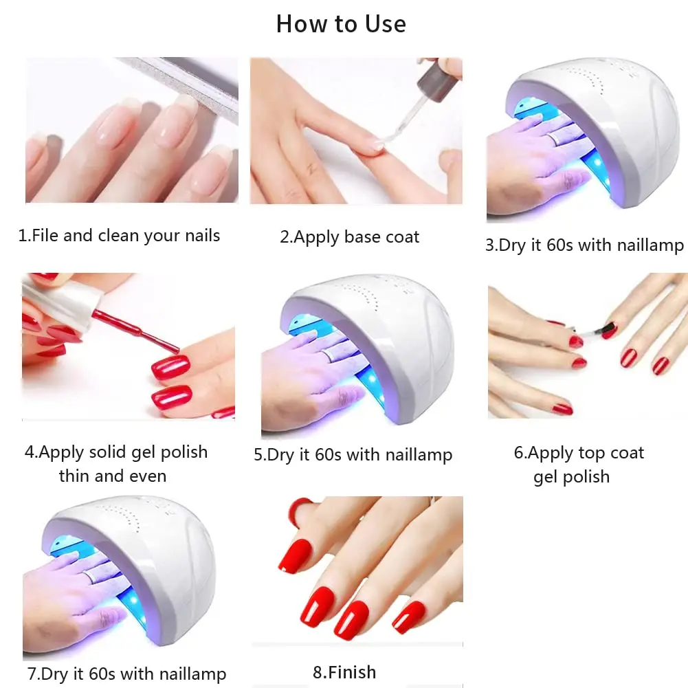 3-in-1 Fashion Gel Nail Polish Set