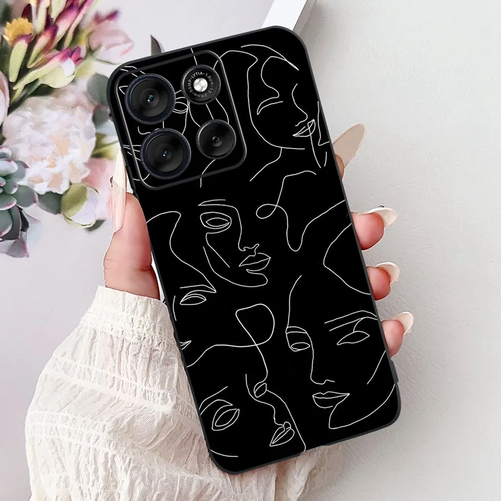 Cute Cartoon Cat & Butterfly Luxury Phone Case – Stylish Protection
