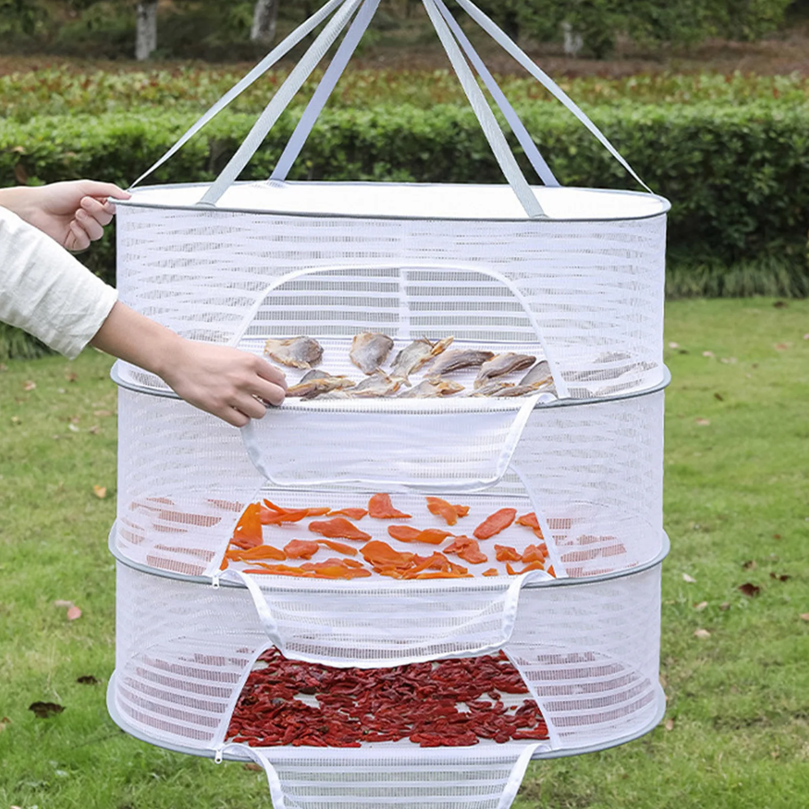 Collapsible Laundry Basket Drying Rack Quick Drying with Good Irradiation and Air Circulation for Drying Herb Vegs Fruits Plants 2