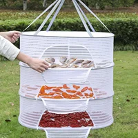 Collapsible Laundry Basket Drying Rack Quick Drying with Good Irradiation and Air Circulation for Drying Herb Vegs Fruits Plants 2