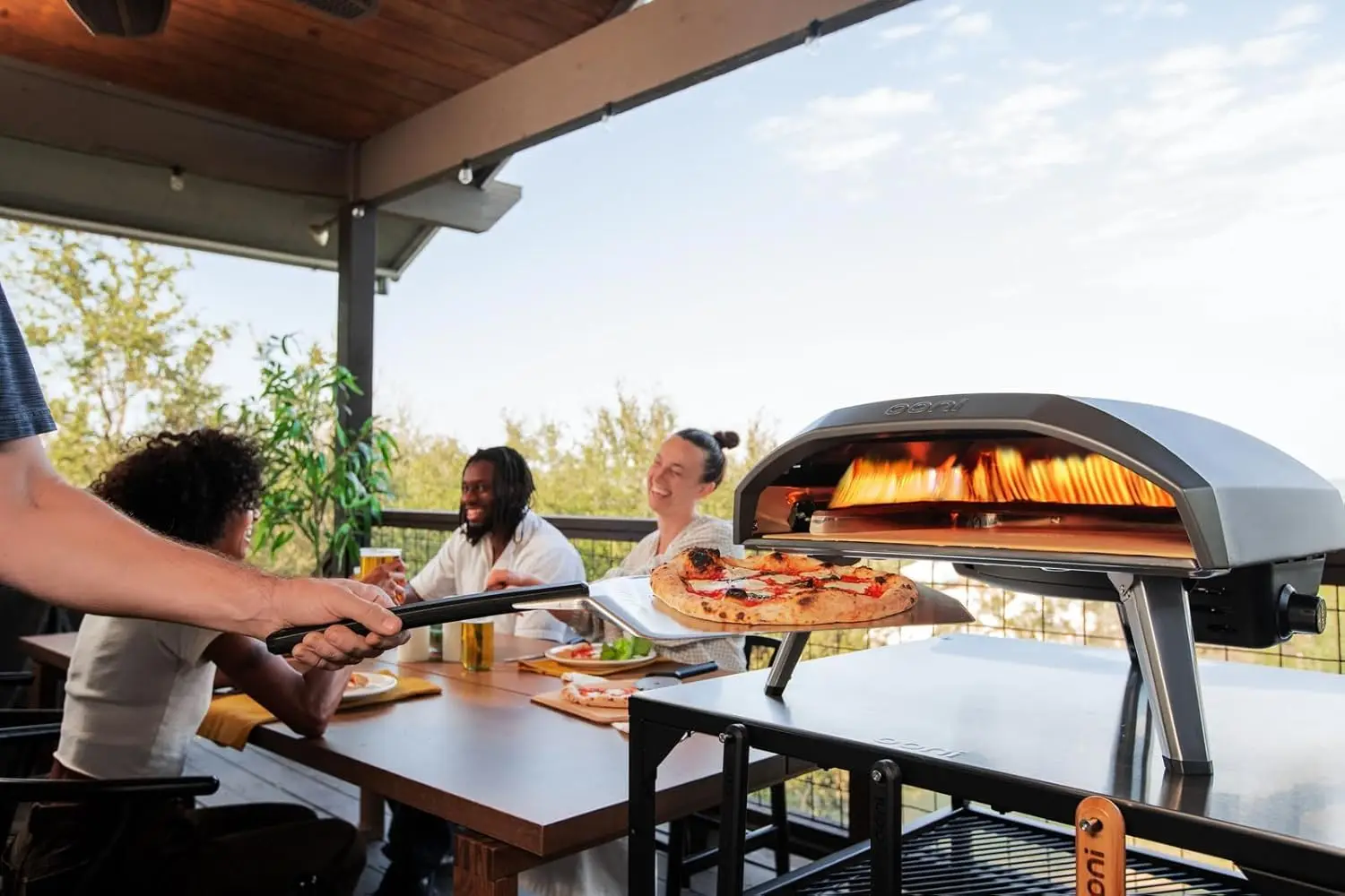 16 Gas Pizza Oven 28mbar Natural Gas Outdoor Pizza Oven Portable Pizza Oven For Fire and Stonebaked 16 Inch Pizzas Countertop 4