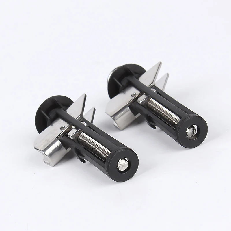 Toilet seat accessories toilet hinge replacement 2 PCS Universal Stainless Steel Water Tank Toilet Seat Hinges Bolts Screws Replacement Bathroom Fixture Toilet Lid Fixing Parts