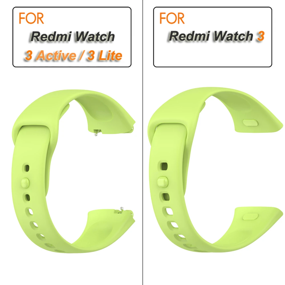 Silicone Replacement Watch Strap for Xiaomi Redmi Watch 3 - Comfortable and Durable Bracelet