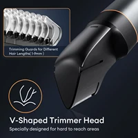 Kensen 3 in 1 Body Hair Trimmer Kit for Men Pubic Hair Shaver Nose Beard Trimmer IPX6 Waterproof Electric Shaver Hair Clippers 2