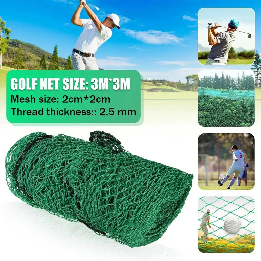 300x300cm Golf Net Professional Wear Resistant HDPE Sport Training Standard Net Golf Driving Hitting Net for Indoor Training