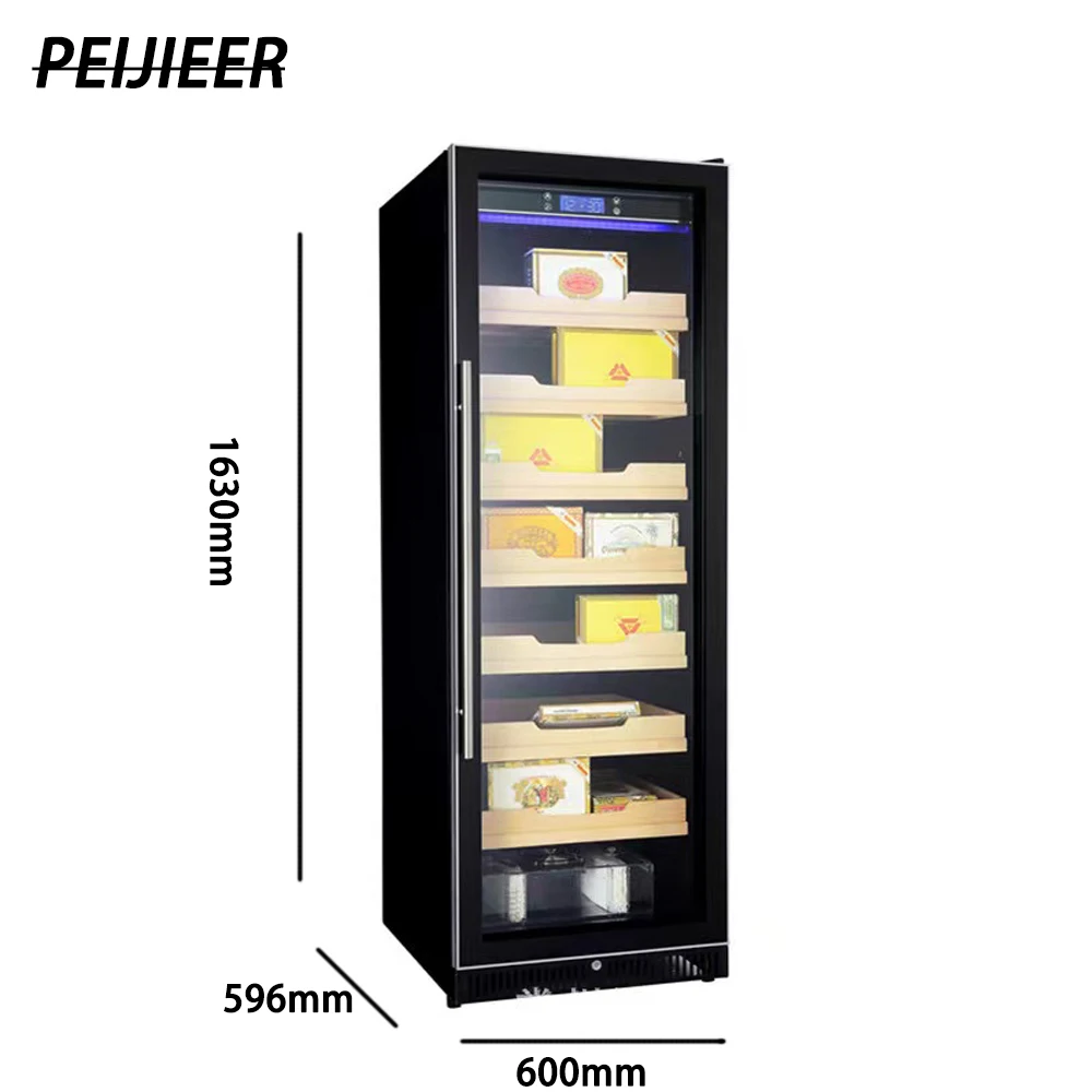 Cabinet Electric Products Storage Electronic Cooler Seed Humidifier 1250 Cigars Display Cigar Humidor 3
