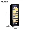 Cabinet Electric Products Storage Electronic Cooler Seed Humidifier 1250 Cigars Display Cigar Humidor 3