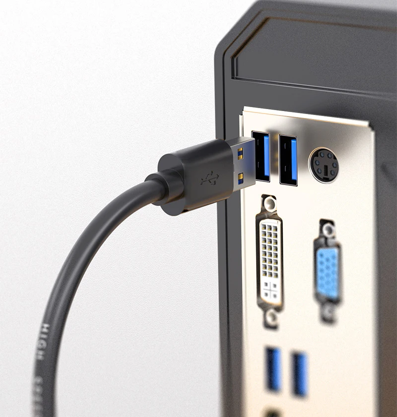 NNBILI 고속 A to A 연장 케이블 타입 A 남성-남성 USB 3.0 연장선 하드 디스크 TV 박스 USB3.0용, 0.5m 1m 1.5m 2m 3m 5m