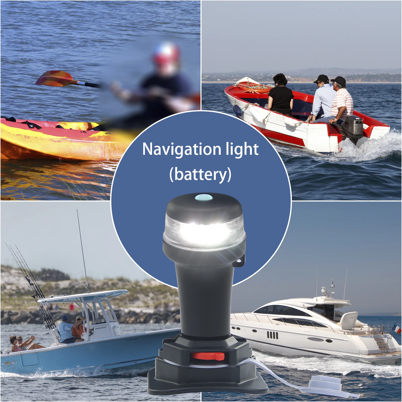 Battery Powered Nav Light for Boat: The Ultimate Guide for Kayakers and  Small Vessel Operators, image size:1600x1600