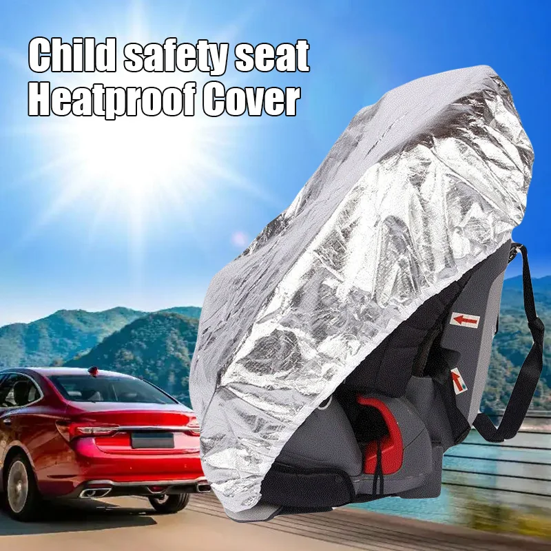 108x80cmCarSeatBabySeatSunShadeProtectorFullSunscreenCoverforKidsAluminiumFilm