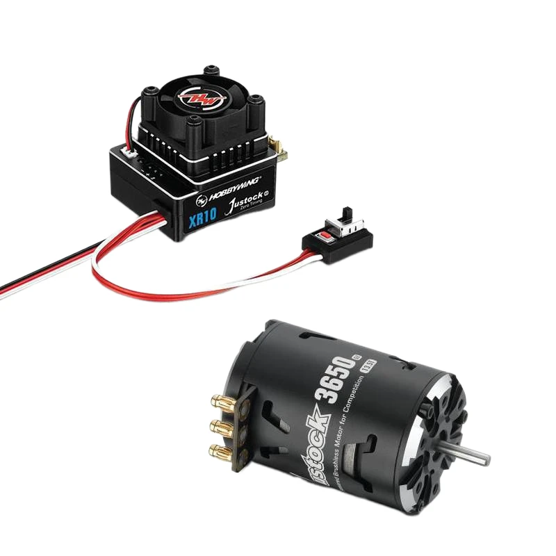 Hobbywing Xr10 Justock G3 60A Induzione Brushless Esc Governor + 3650 Motore Per 1:10 Translational Motion Drift Car