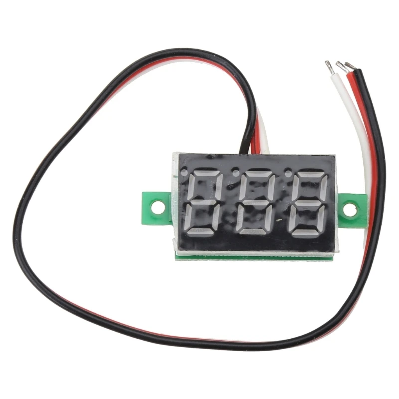 

New Mini Three Line LED Small Panel Meter Display Digital Voltmeter DC0-100V